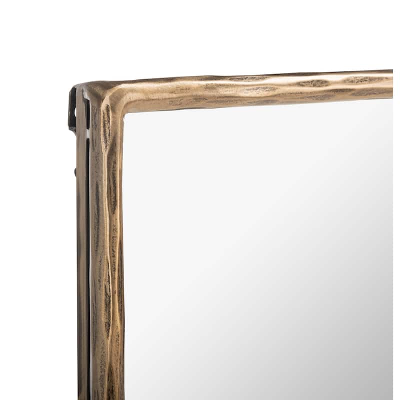 SAFAVIEH Couture Danjela 32-inch Square Metal Mirror - 32 In W x 2 In D x 32 In H - 32Wx2Dx32H