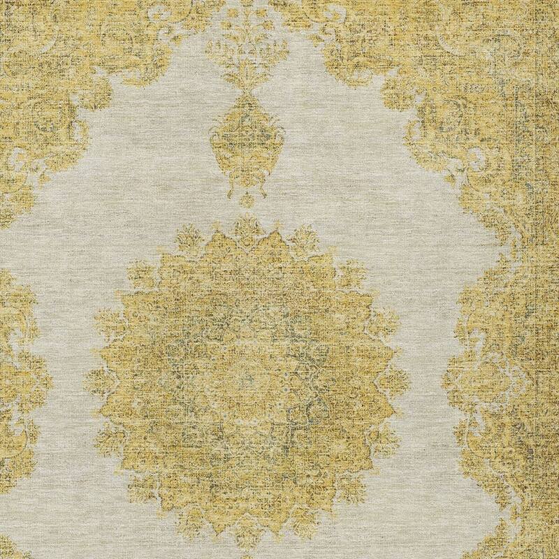 HomeRoots Oriental Traditional Rectangle Outdoor Rug