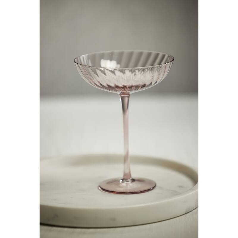 Sesto Optic Swirl Cocktail Glasses, Set of 4