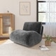 preview thumbnail 11 of 35, UIXE 33" Swivel Upholstered Aceent Chair Comfy Slipper Chair