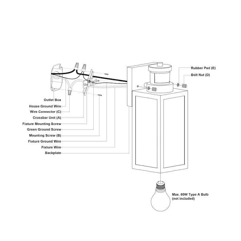 Vaxcel Lighting T0736 Lombard 13" Tall Outdoor Wall Sconce with Clear