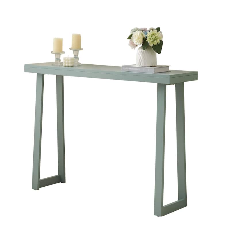 Claude Collection Wood 36" Modern Console Table with Shelf