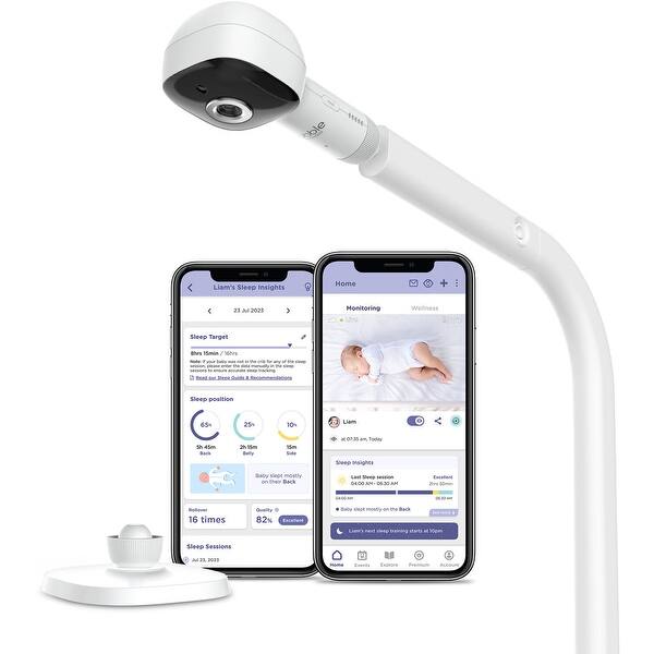 slide 2 of 11, Hubble Connected SkyVision AI Enhanced Smart Camera Baby Monitor with Secure Wi Fi Connection