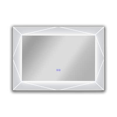Frameless Back Lit LED Mirror - Silver