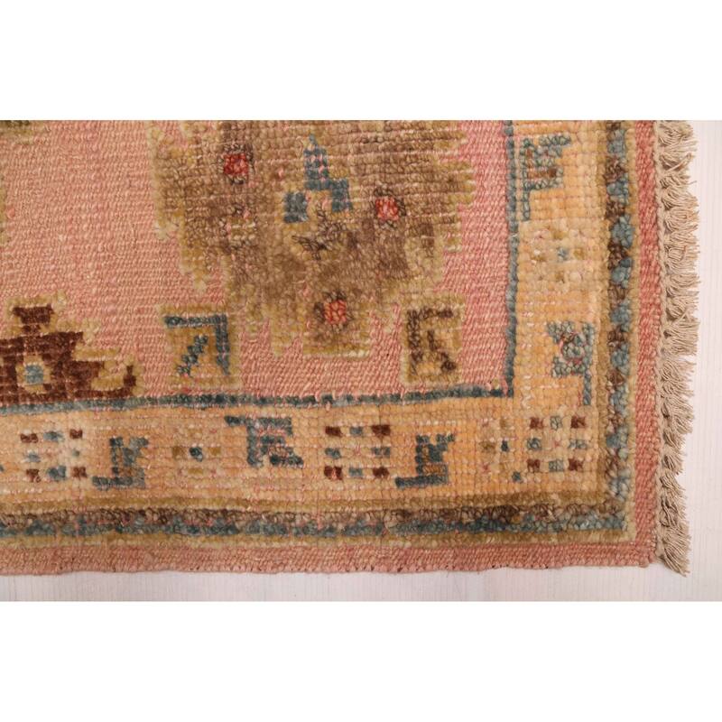 ECARPETGALLERY Hand-knotted Jules Serapi Salmon Wool Rug - 9'5 x 12'5