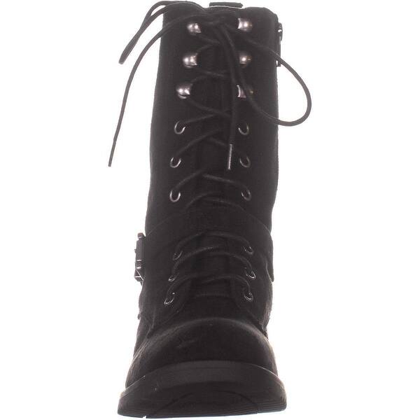 American Rag Womens Areighn Fabric Closed Toe Mid-Calf Combat Black Size 8.5 American Rag Womens Areighn Fabric Closed Toe Mid-Calf Combat Black Size 8.5