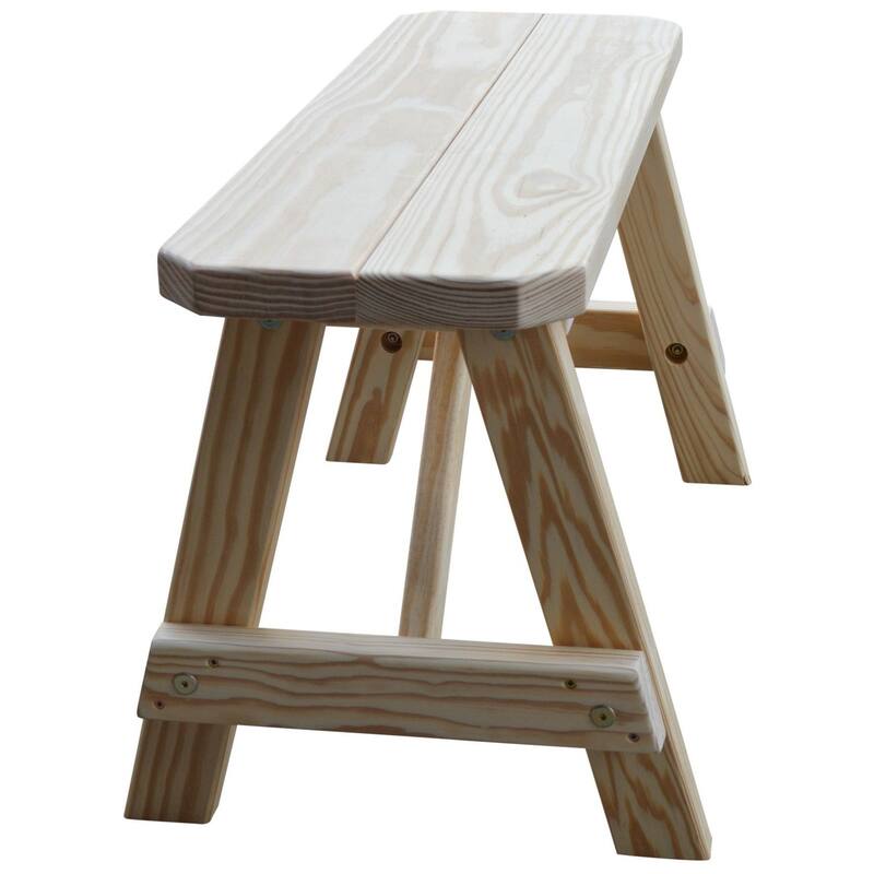 Pine 3' Traditional Bench