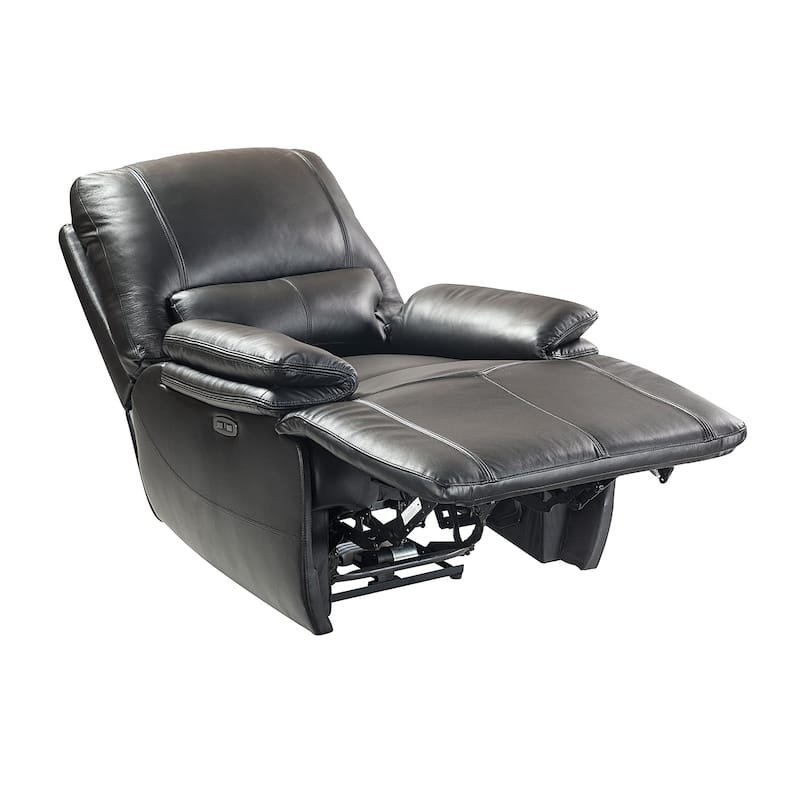 Mercedes Genuine Leather Power Recliner with Cushion Padded