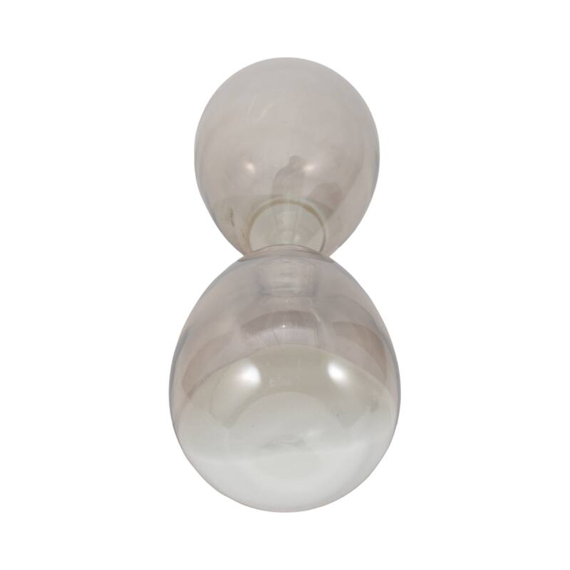 Contemporary Hourglass Sculpture for Home Decor - Stylish Decorative Object