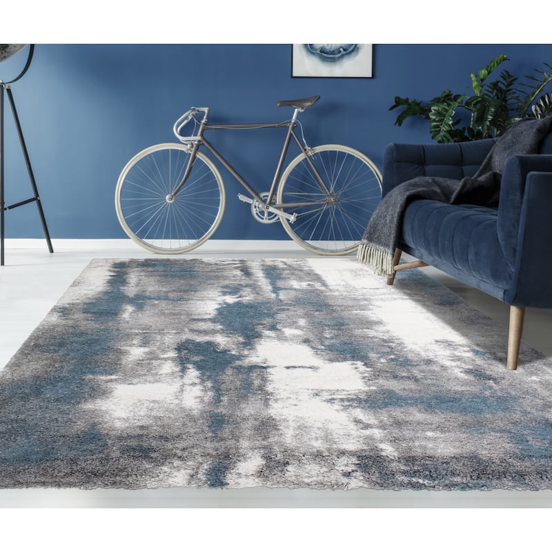 Noori Rug Lux Baxter Abstract 2-Inch Shag Rug