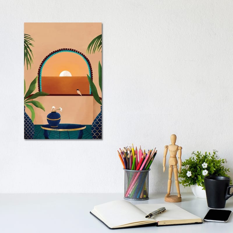 iCanvas "Sunset Balcony" by Bria Nicole Canvas Print - 12x8x0.75