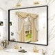 preview thumbnail 51 of 78, Extra Large Metal Frame Wall Mirror Black Tempered Glass for Bathroom 36x48