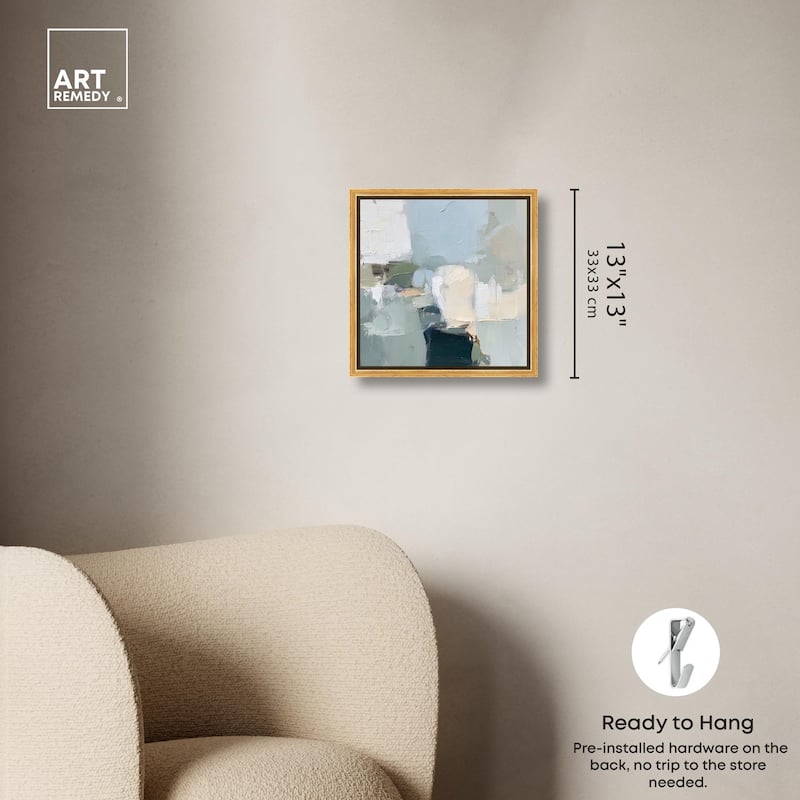 Seafoam and Sand I Canvas by Art Remedy