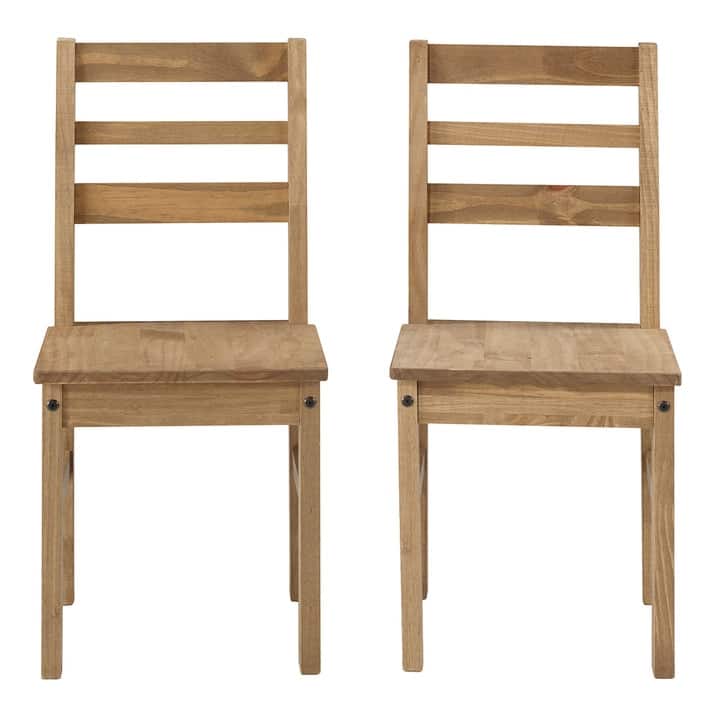 Corrona Collection Solid Wood Dining Chair (Set of 2)