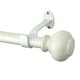 preview thumbnail 2 of 10, Rhinebeck Rustic Faux Wood 1" Window Drapery Single Curtain Rod