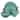 Intricate Emobssed Pattern in Seafoam Green Round Stoneware Dinnerware Set 16 Pieces