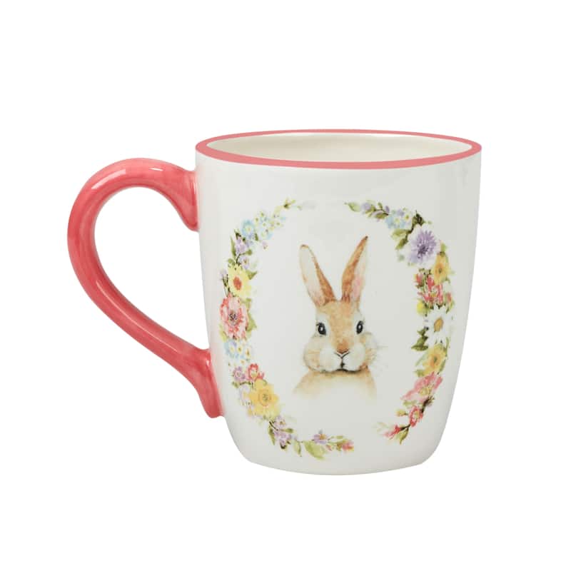 Certified International Easter Garden 20 oz. Mugs, Set of 4 Assorted Designs