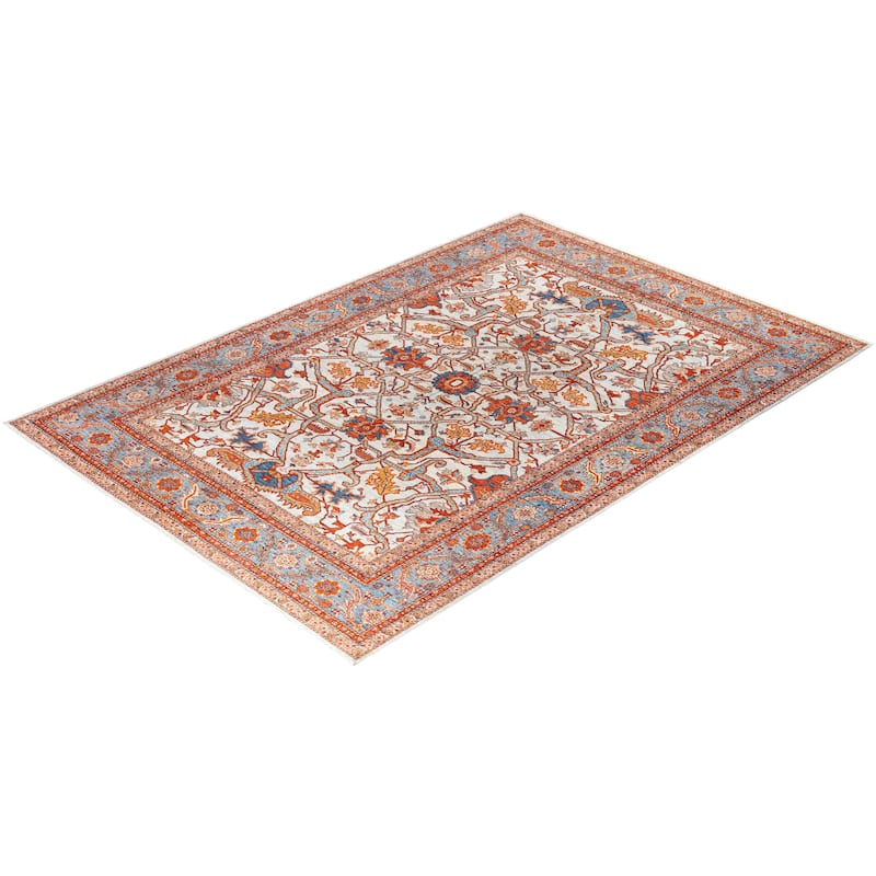 Serapi One-of-a-Kind Hand-Knotted Area Rug - Ivory - 8' 9" x 12' 2"