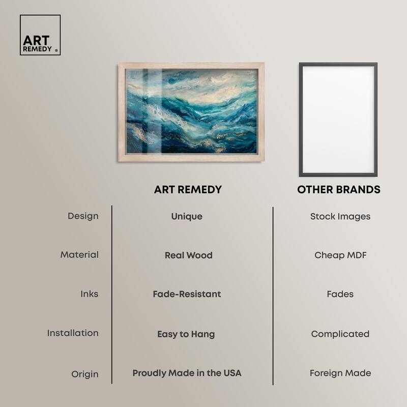 Jeweled Waters Shadowbox by Art Remedy