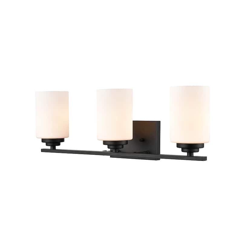 Millennium Lighting Durham 3 Light Bathroom Vanity Light with Frost Glass Shades