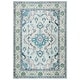 preview thumbnail 128 of 164, SAFAVIEH Monaco Lillie Boho Medallion Distressed Area Rug 4' x 5'7" - Light Blue/Ivory