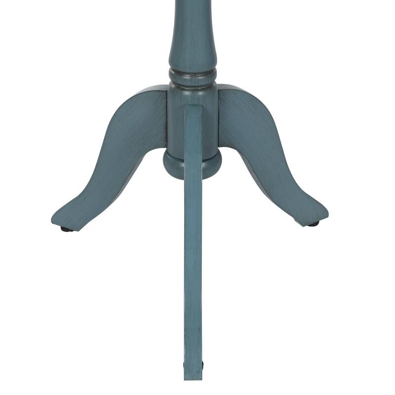 StyleCraft Harbor Breeze Round Pedestal Side Table