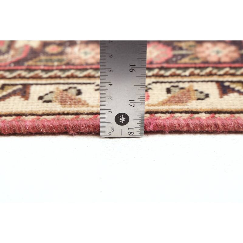 ECARPETGALLERY Hand-knotted Antalya Vintage Light Red Wool Rug - 6'4 x 9'1