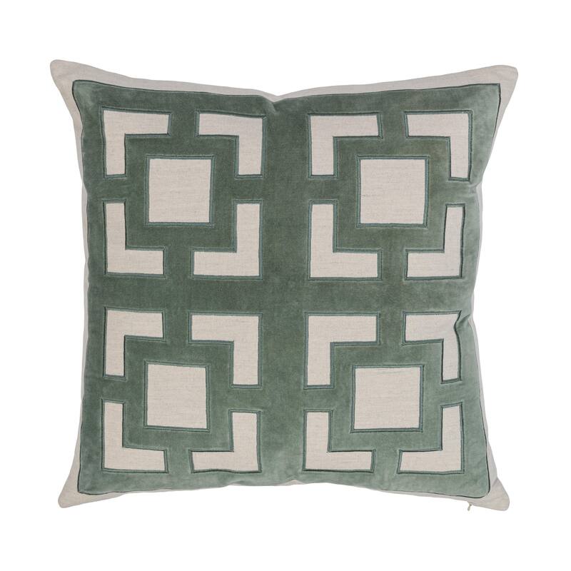 Villa by Classic Home Corbin Cotton Blend Throw Pillow