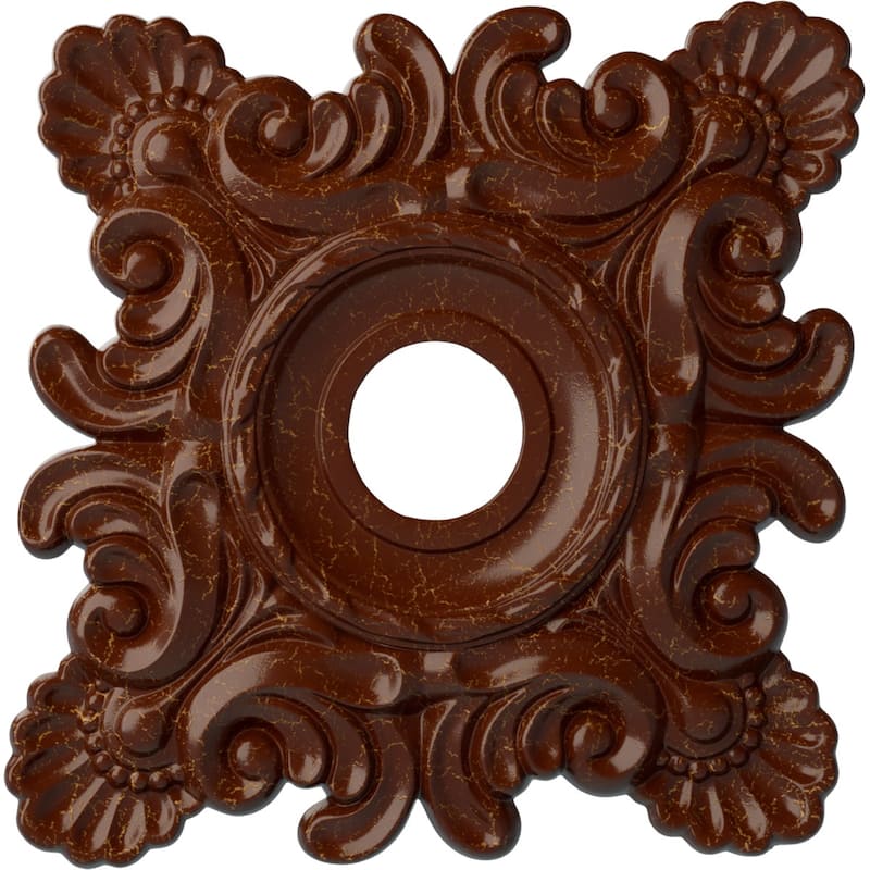 18"W x 18"H x 3 1/4"ID x 1 1/2"P Crawley Ceiling Medallion