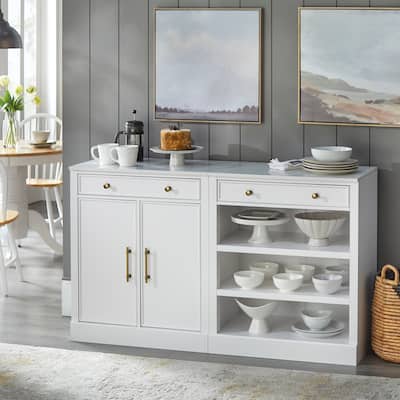 Lifestorey Monza 2-Piece Modular Cabinet Set