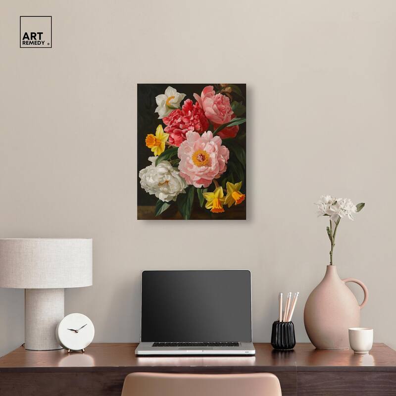 Garden's Glory Canvas by Art Remedy, Gallery Wrapped
