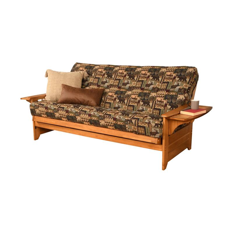 Somette Phoenix Butternut Futon Set with Mattress