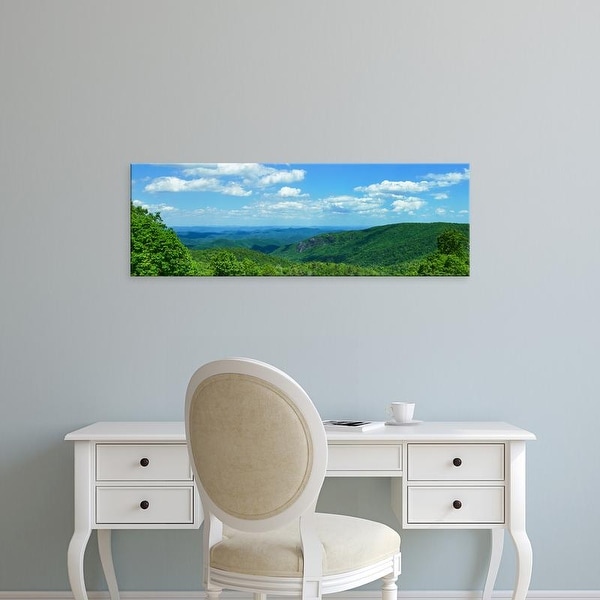 Easy Art Prints Panoramic Images's 'Blue Ridge Mountain view, Great Smoky Mountains National Park, NC' Canvas Art