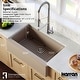 preview thumbnail 45 of 44, Karran 34" Undermount Large Single Bowl Quartz Farmhouse Workstation Kitchen Sink