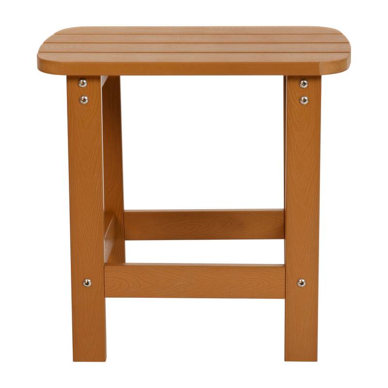 All-Weather Poly Resin Adirondack Side Table - Patio Table