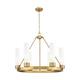 Option Striped White / Brushed Brass