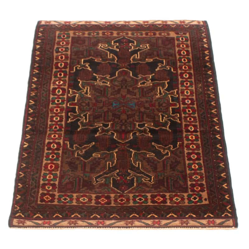 Teimani Brown Rug 2'8" x 5'0" - 2'8 x 5'0