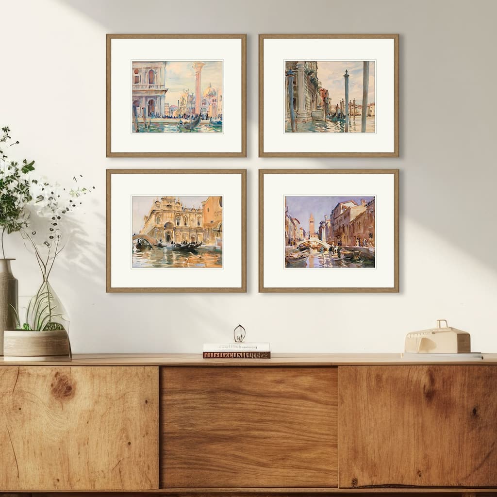 Paragon Venice Framed Art - Set of 4