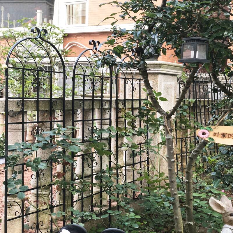 2 Pack Metal Garden Rustproof Trellis for Climbing Plants