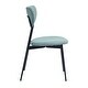 preview thumbnail 15 of 33, Modern Metal Open Back Design Dining Chairs, Set of 2