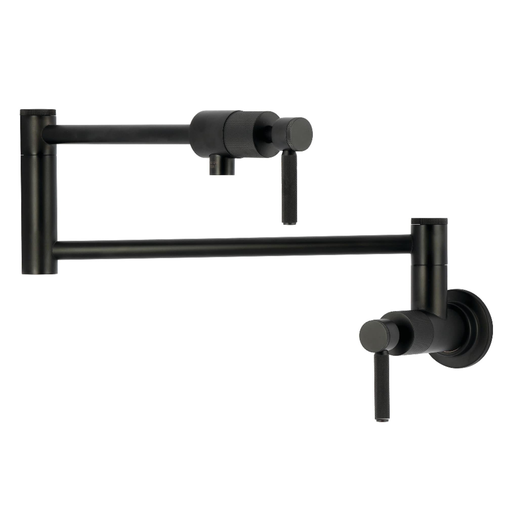 Kingston Brass Essex Double-Handle Wall-Mount Pre-Rinse Bridge Kitchen Faucet