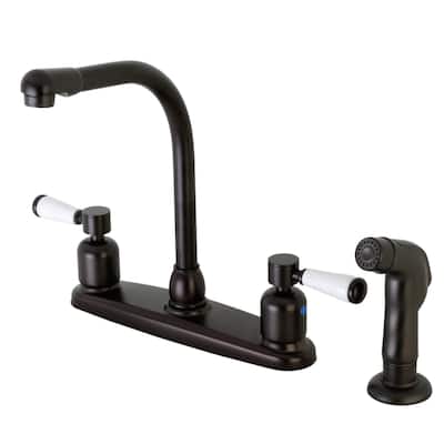 Kingston Brass Paris 1.8 GPM Standard Kitchen Faucet - Includes Side