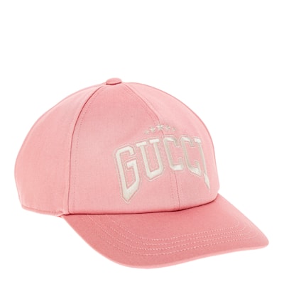 Gucci Embroidered Cotton Baseball Hat