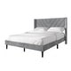 preview thumbnail 27 of 62, CraftPorch Sophisticated Wingback Upholstered Platform Velvet Bed