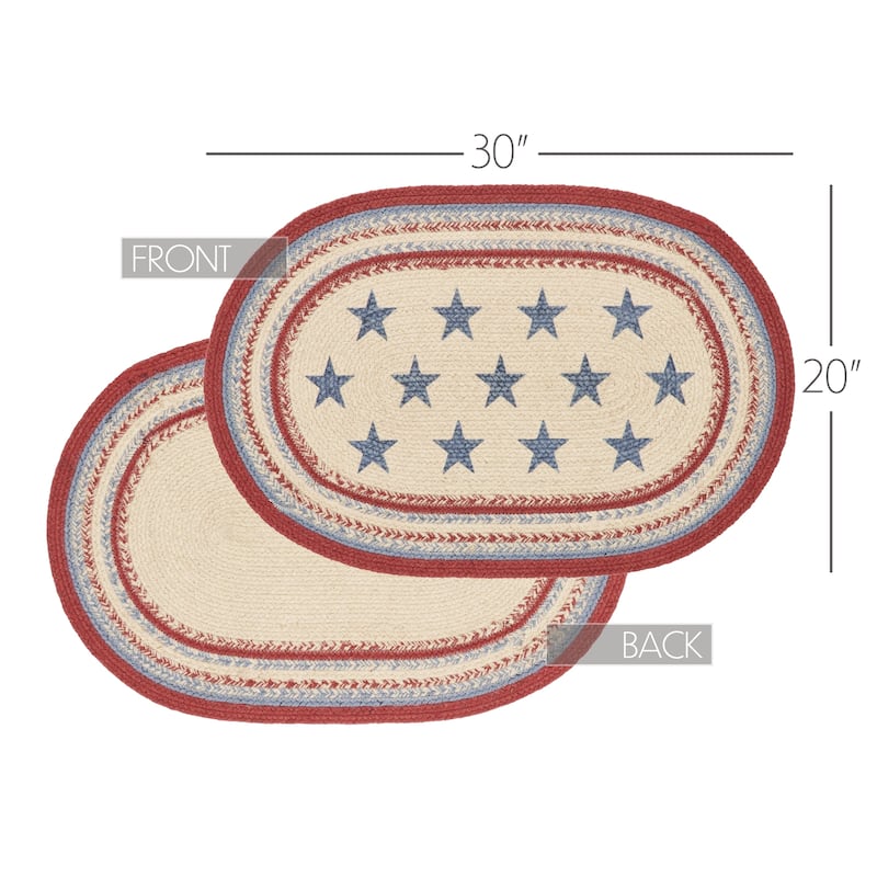 Celebration Jute Rug Oval w/ Pad 20x30 - 3'6"