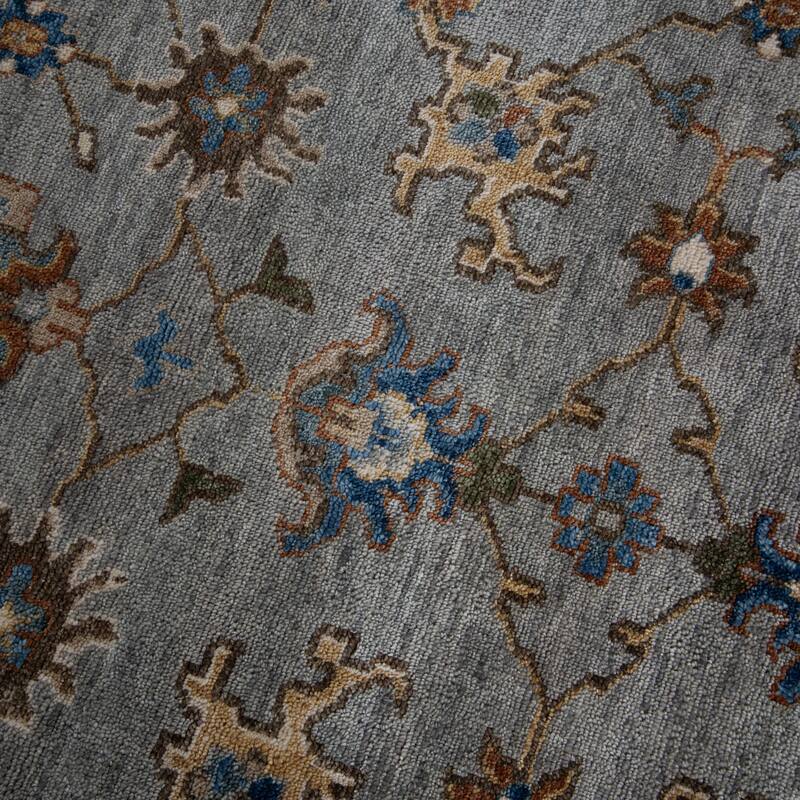 Alora Decor Greek Transitional Medallion Wool Area Rug