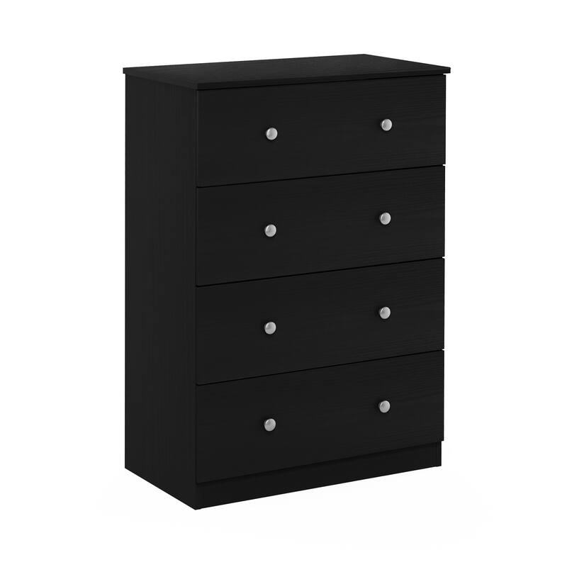 Furinno Tidur Simple Design 4-Drawer Dresser - Americano