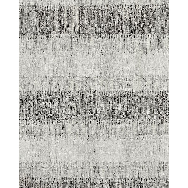 Overton Handmade Modern Contemporary Striped Area Rug