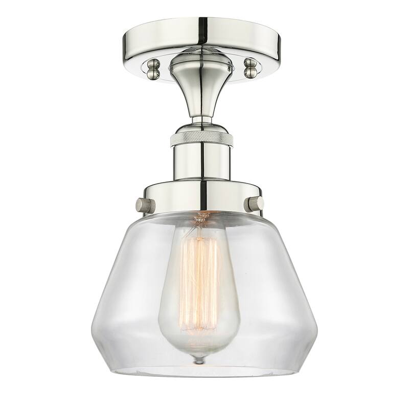 Innovations Lighting Fulton - 1 Light 7" Semi-Flush Mount
