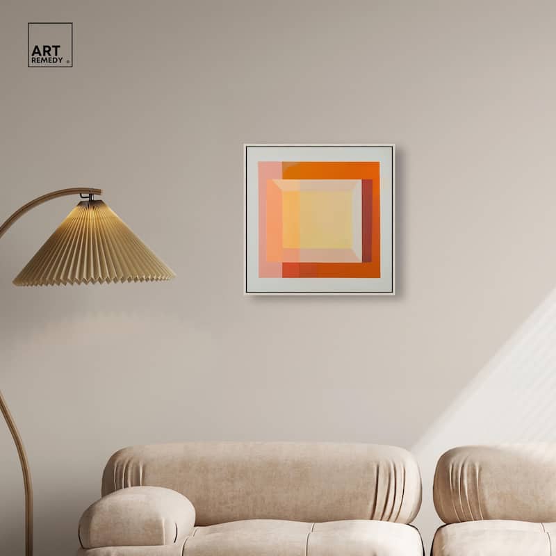 Minimal Color Blocks II Canvas by Art Remedy